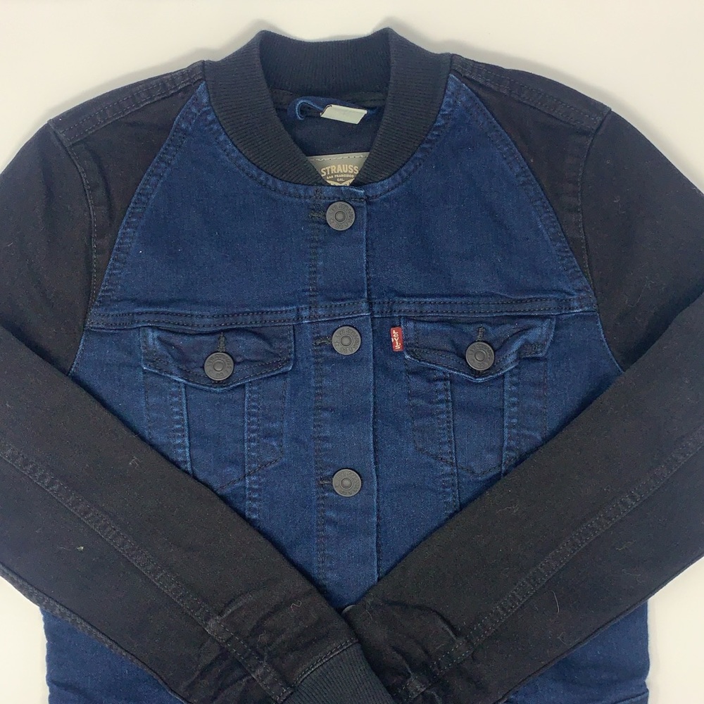 Levi’s Denim Jean Jacket Ribbed - Picture 3 of 4